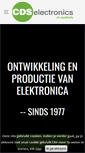Mobile Screenshot of cds-electronics.nl